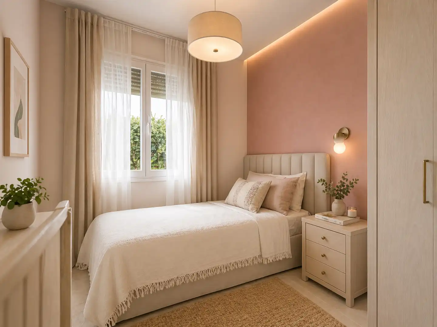 Schlafzimmer von Einfamilien-Reihenhaus zum Verkauf in Mollet del Vallès mit Klimaanlage, Heizung und Privatgarten