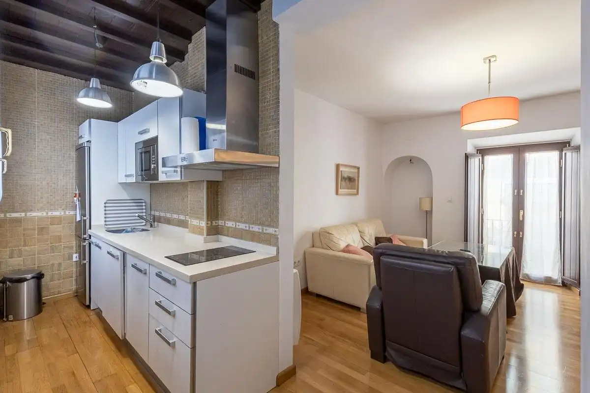 Cocina de Piso de alquiler en Granada con Aire acondicionado, Calefacción y Amueblado