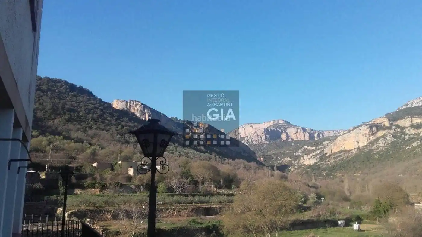 Exterior view of Houses for sale in Vilanova de Meià  with Terrace, Storage room and Furnished