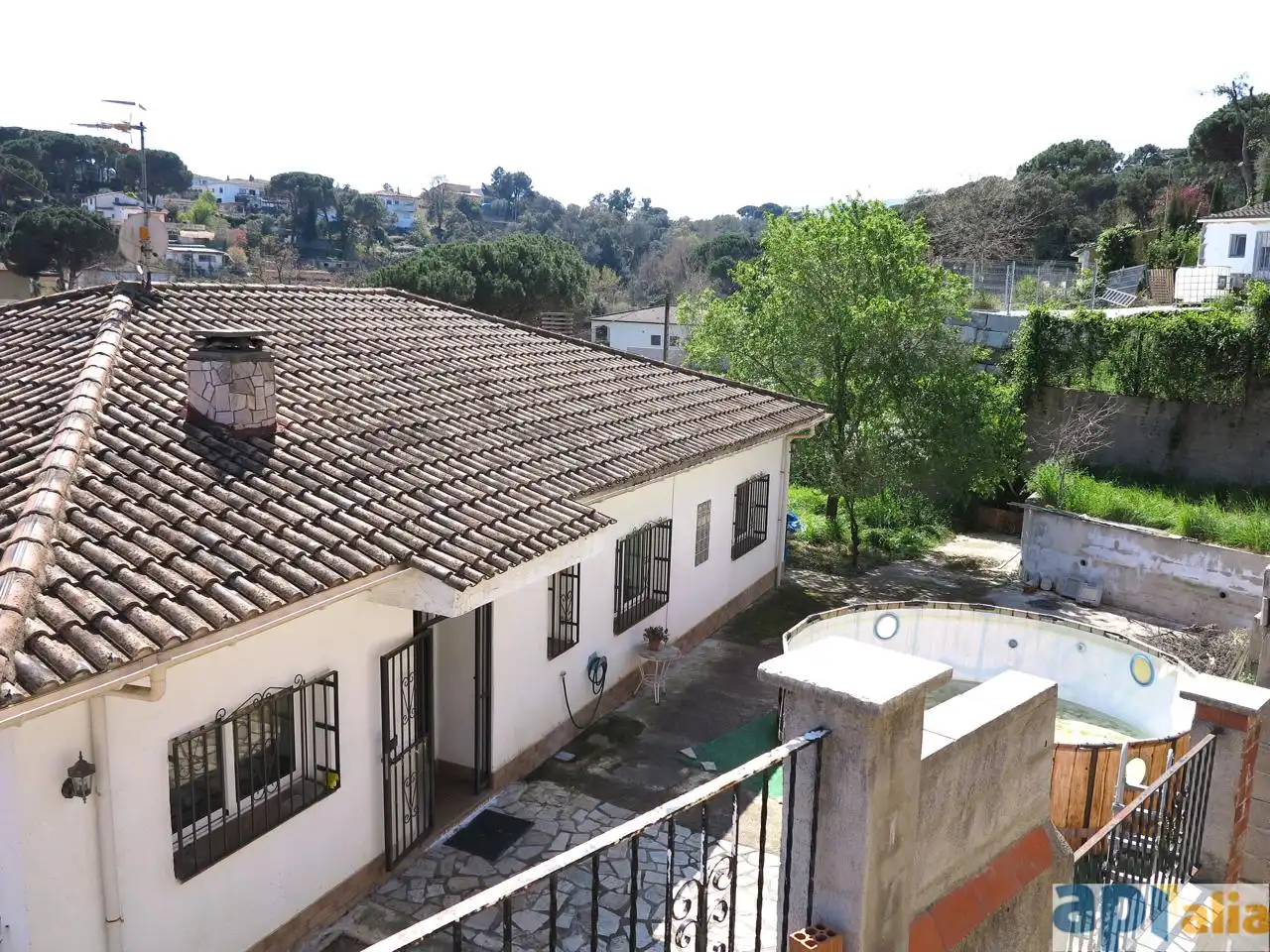 Vista exterior de Casa o xalet en venda en Tordera amb Calefacció, Jardí privat i Terrassa