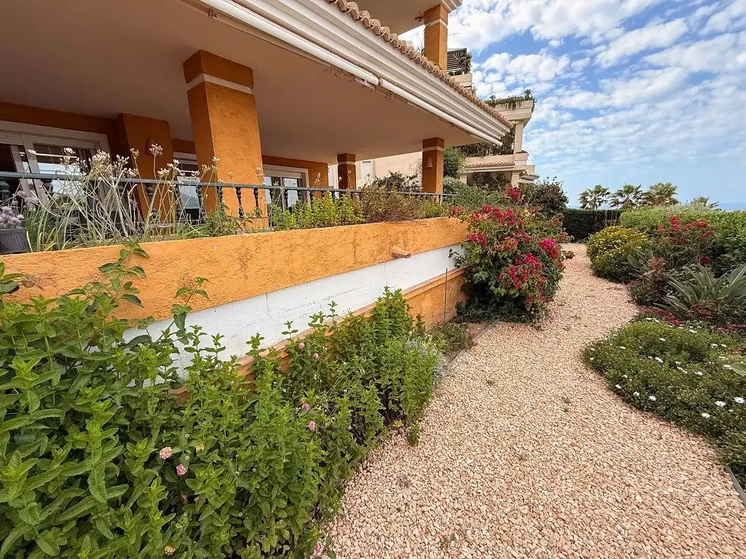Jardín de Apartamento de alquiler en Altea con Aire acondicionado, Calefacción y Jardín privado