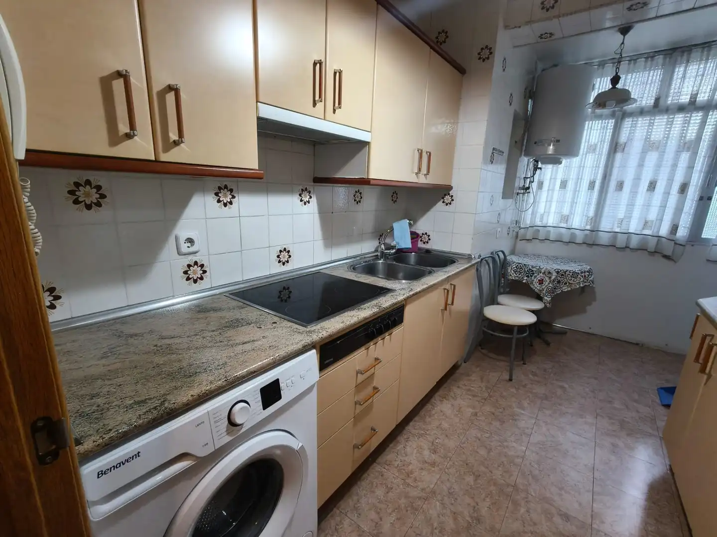 Kitchen of Flat for sale in Móstoles  with Heating, Terrace and Furnished