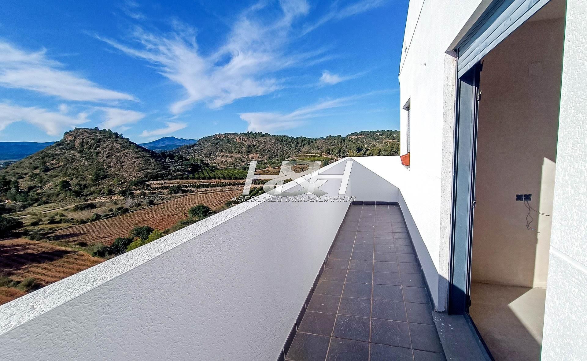 Exterior view of Single-family semi-detached for sale in Montserrat  with Heating, Private garden and Terrace