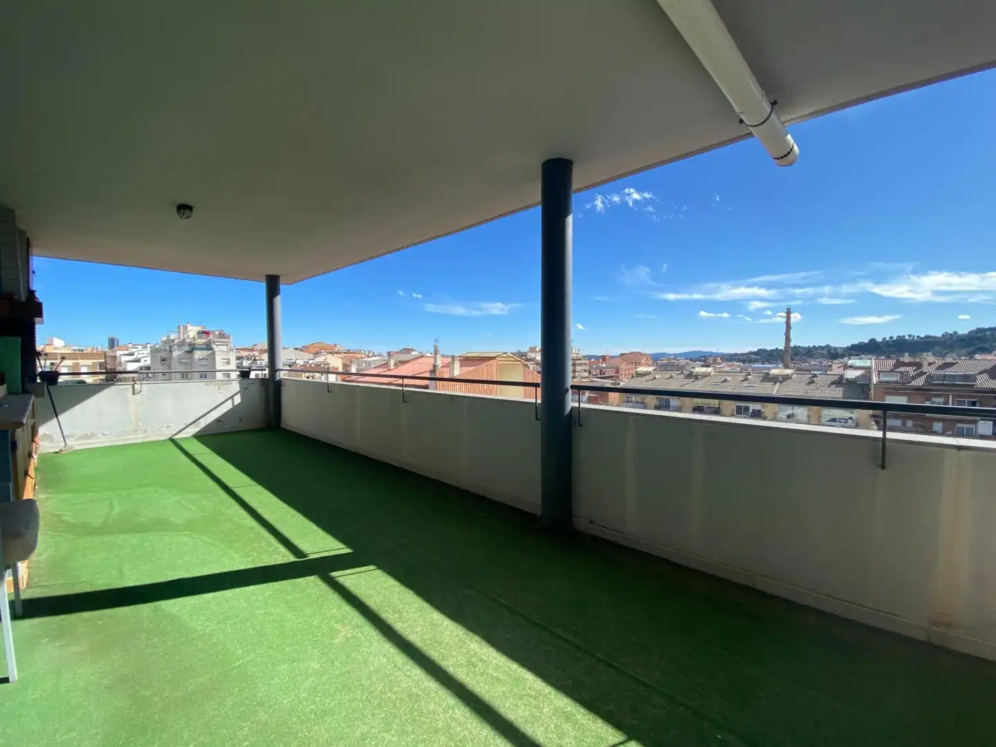 Terrasse von Wohnung zum Verkauf in Terrassa mit Heizung, Terrasse und Möbliert