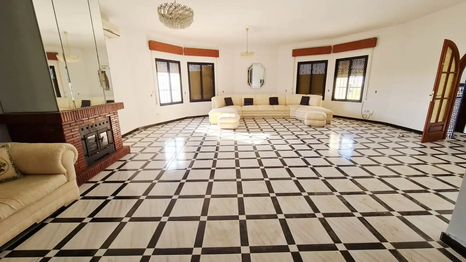 Sala de estar de Casa o chalet en venta en Benalmádena con Jardín privado y Piscina