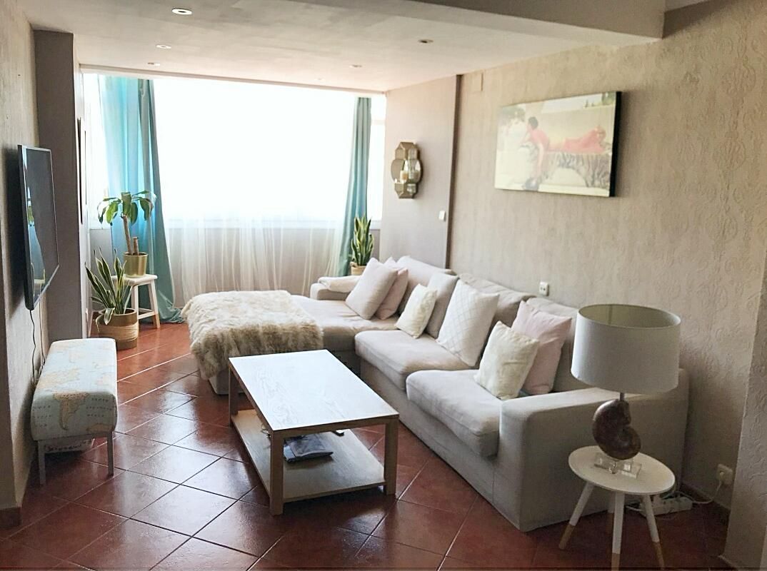 Sala d'estar de Apartament en venda en Málaga Capital amb Aire condicionat i Calefacció