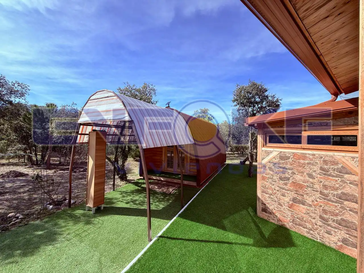 Terrassa de Casa o xalet en venda en Maello amb Aire condicionat, Calefacció i Jardí privat