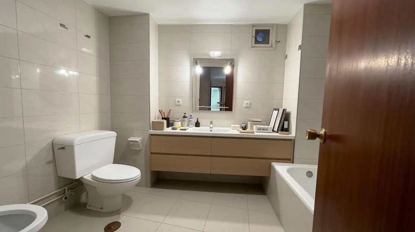 Bathroom of Flat for sale in Málaga  with Terrace and Balcony