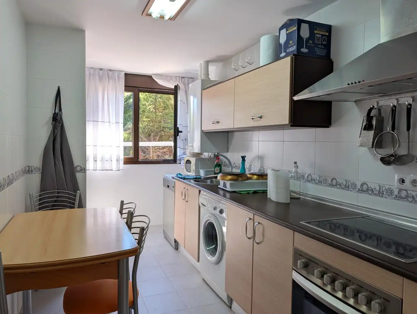 Kitchen of Apartments for sale in Zorraquín  with Heating, Storage room and Furnished