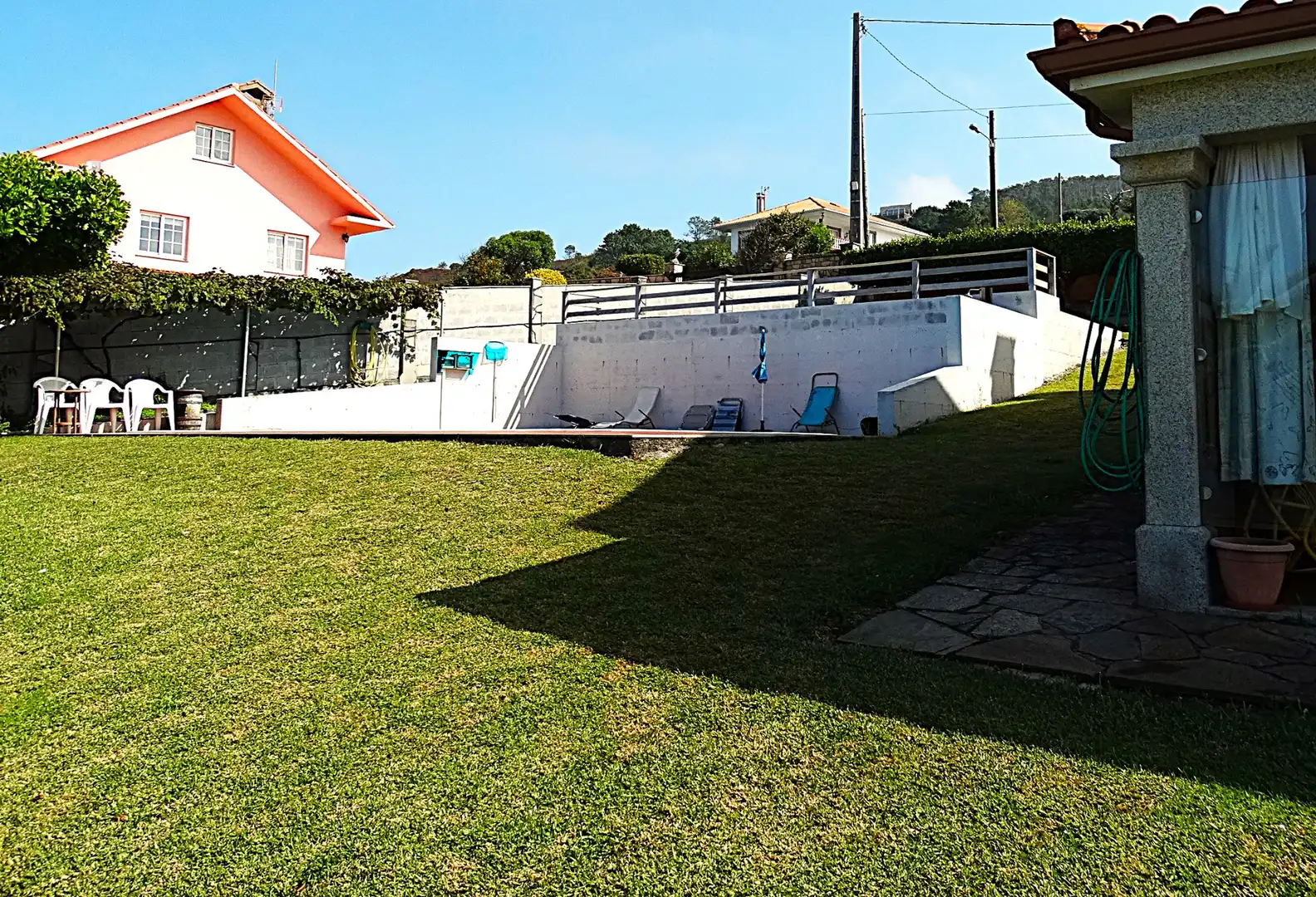 Jardí de Casa o xalet en venda en Valdoviño amb Calefacció, Jardí privat i Parquet