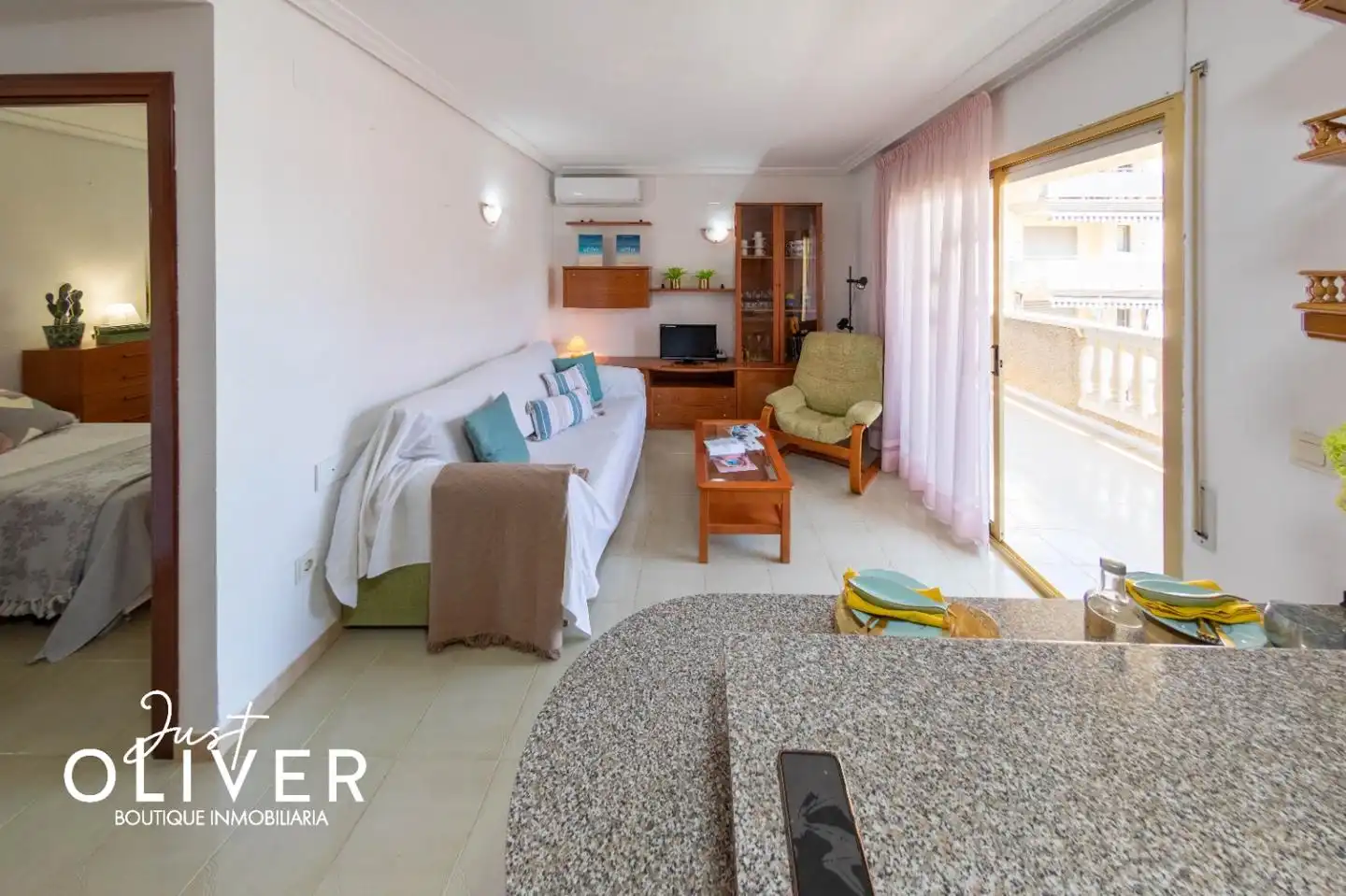 Sala d'estar de Apartament en venda en Vila-seca amb Terrassa, Moblat i Piscina comunitària
