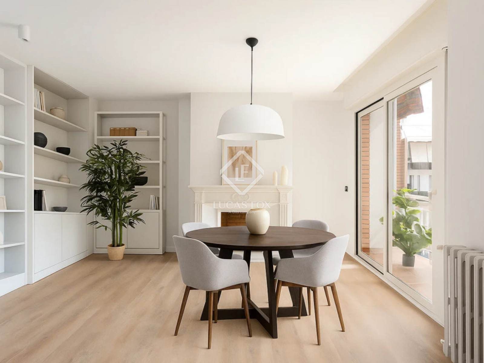 Dining room of Flat for sale in  Barcelona Capital  with Parquet flooring