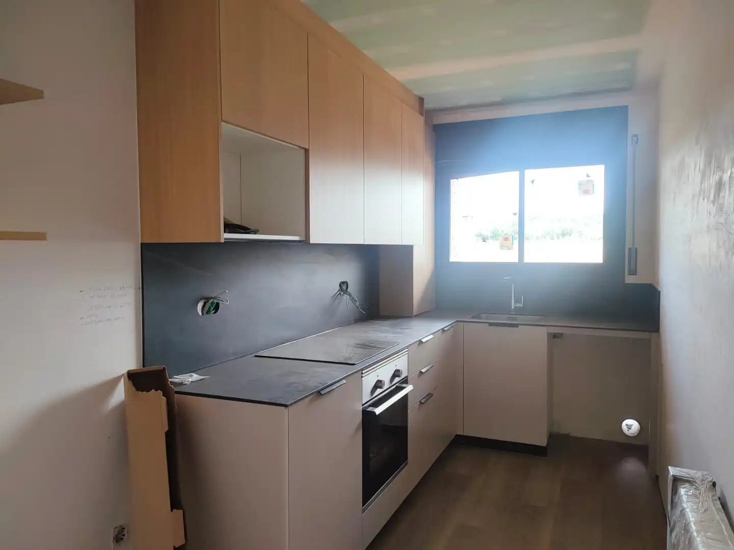 Cuina de Casa adosada en venda en Riudarenes amb Calefacció, Jardí privat i Parquet