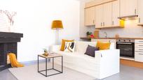 Living room of Single-family semi-detached for sale in Rubí  with Private garden, Parquet flooring and Terrace