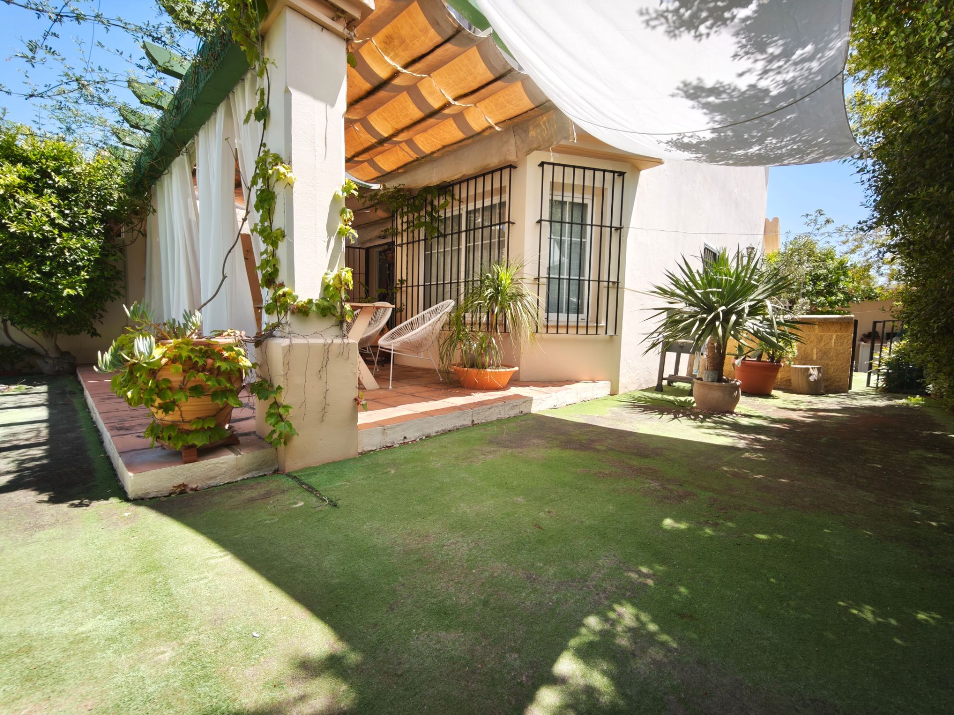 Garden of Single-family semi-detached for sale in El Puerto de Santa María  with Air Conditioner, Heating and Private garden