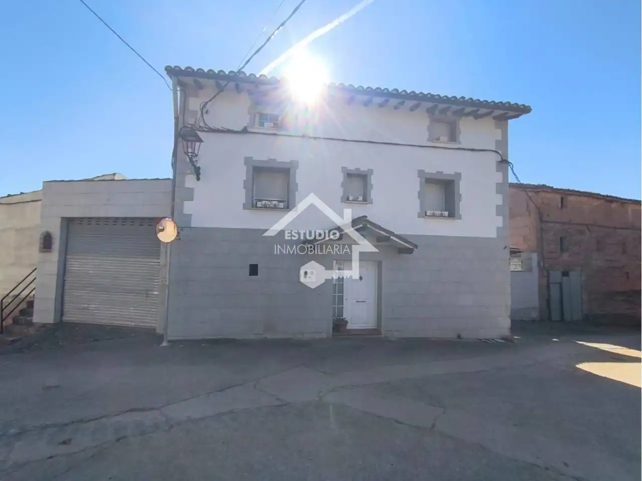 Vista exterior de Casa o chalet en venta en Torrecilla Sobre Alesanco con Jardín privado, Terraza y Amueblado
