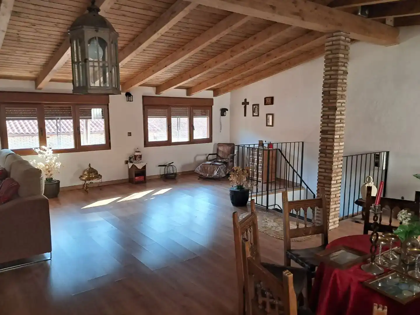 Sala de estar de Piso en venta en Caminomorisco con Parquet, Trastero y Amueblado