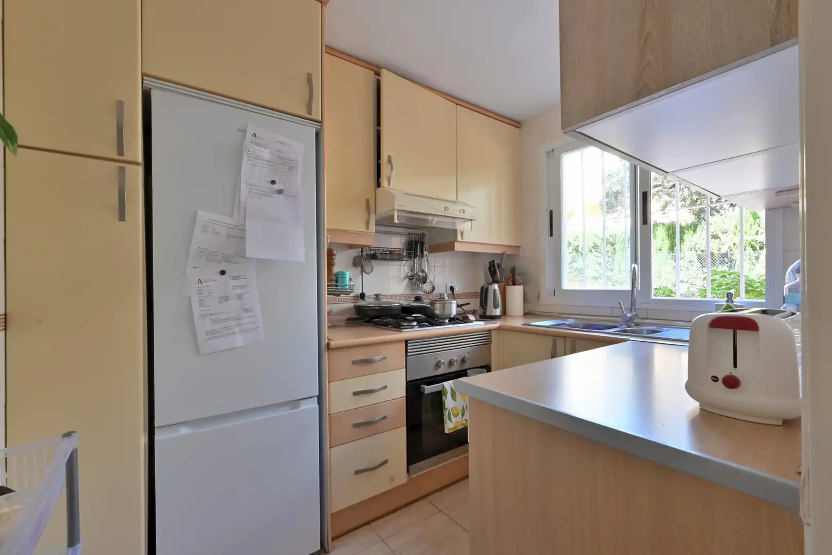 Cocina de Apartamento en venta en Mijas con Terraza, Piscina y Amueblado