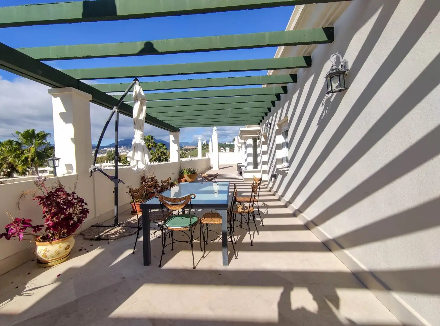 Terrace of Attic for sale in Marbella  with Air Conditioner, Terrace and Swimming Pool