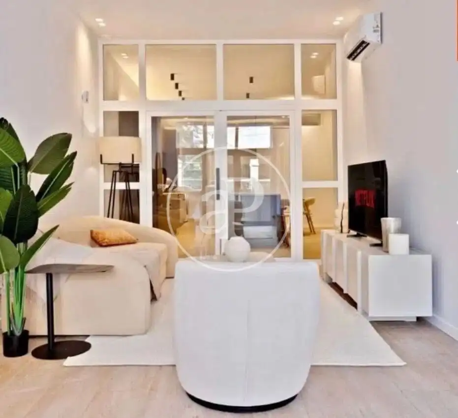 Living room of Flat for rent in Valencia  with Air Conditioner, Heating and Terrace