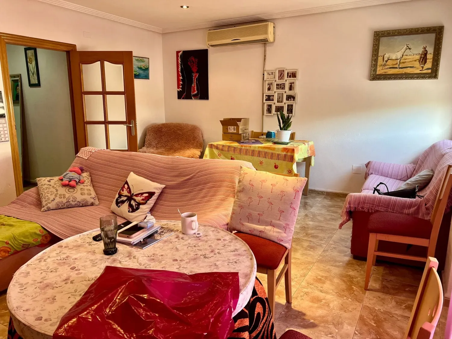 Living room of Houses for sale in  Murcia Capital  with Air Conditioner, Heating and Terrace