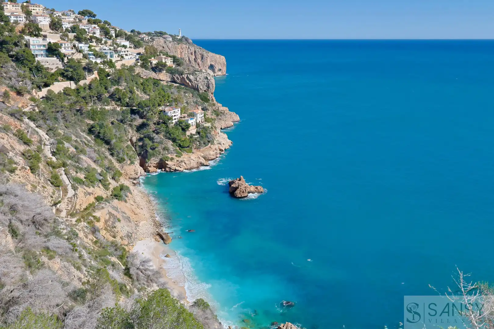 Vista exterior de Casa o xalet en venda en Jávea / Xàbia amb Terrassa i Piscina
