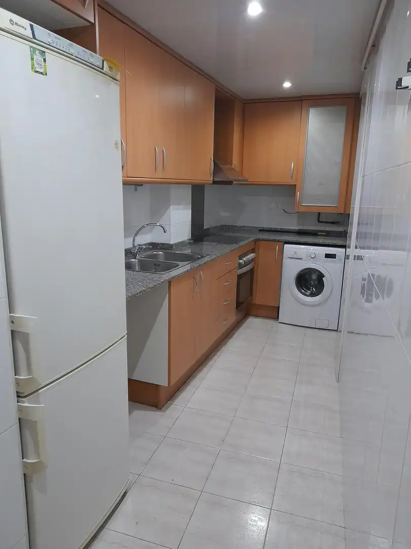 Kitchen of Flat for rent in Mataró  with Heating and Parquet flooring