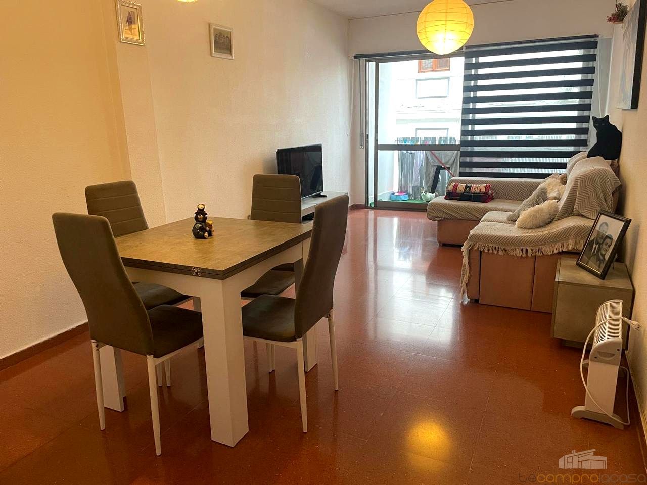 Sala d'estar de Pis en venda en Peñarroya-Pueblonuevo amb Aire condicionat, Terrassa i Moblat