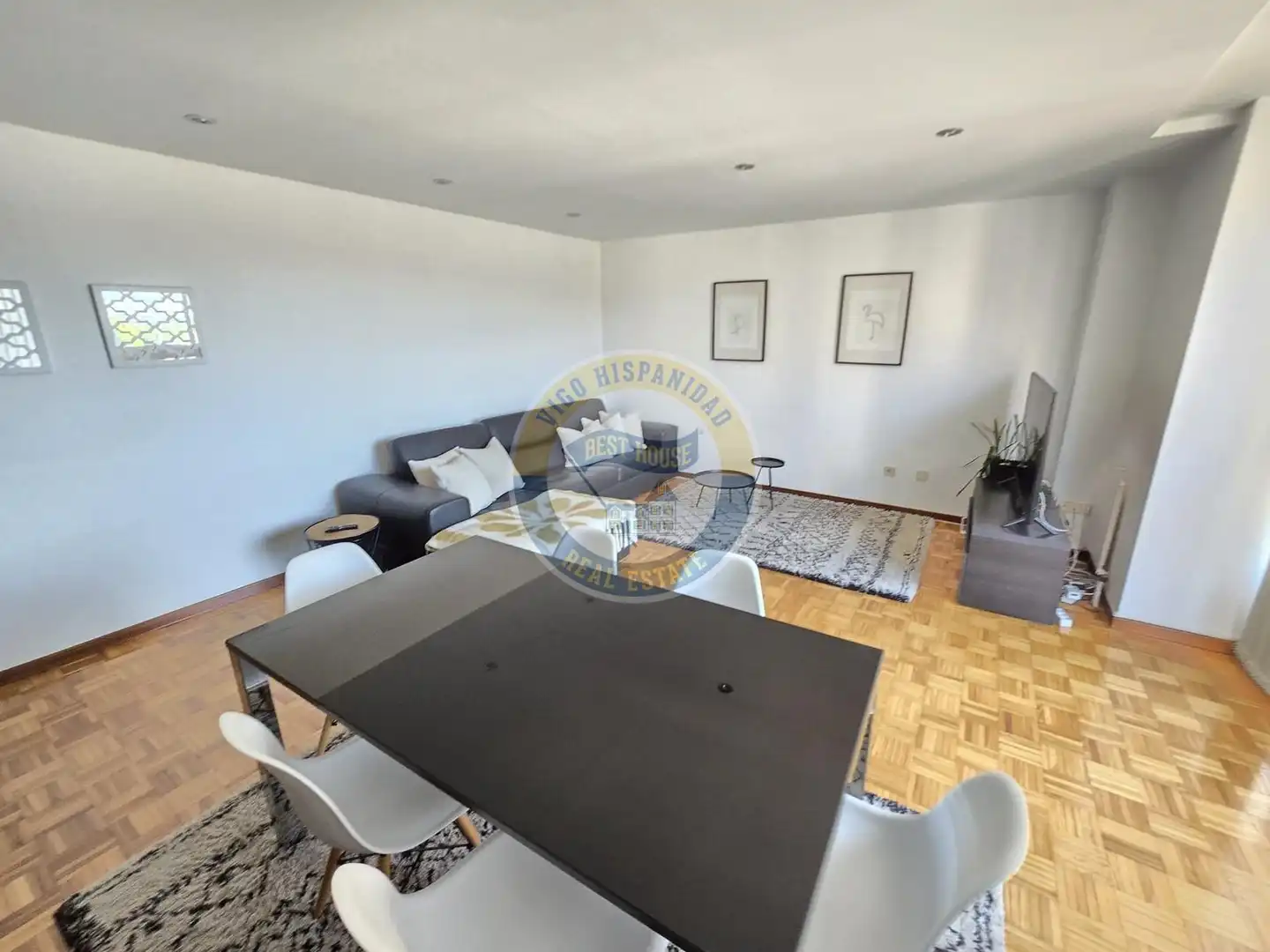Living room of Flat for rent in Vigo   with Heating and Furnished