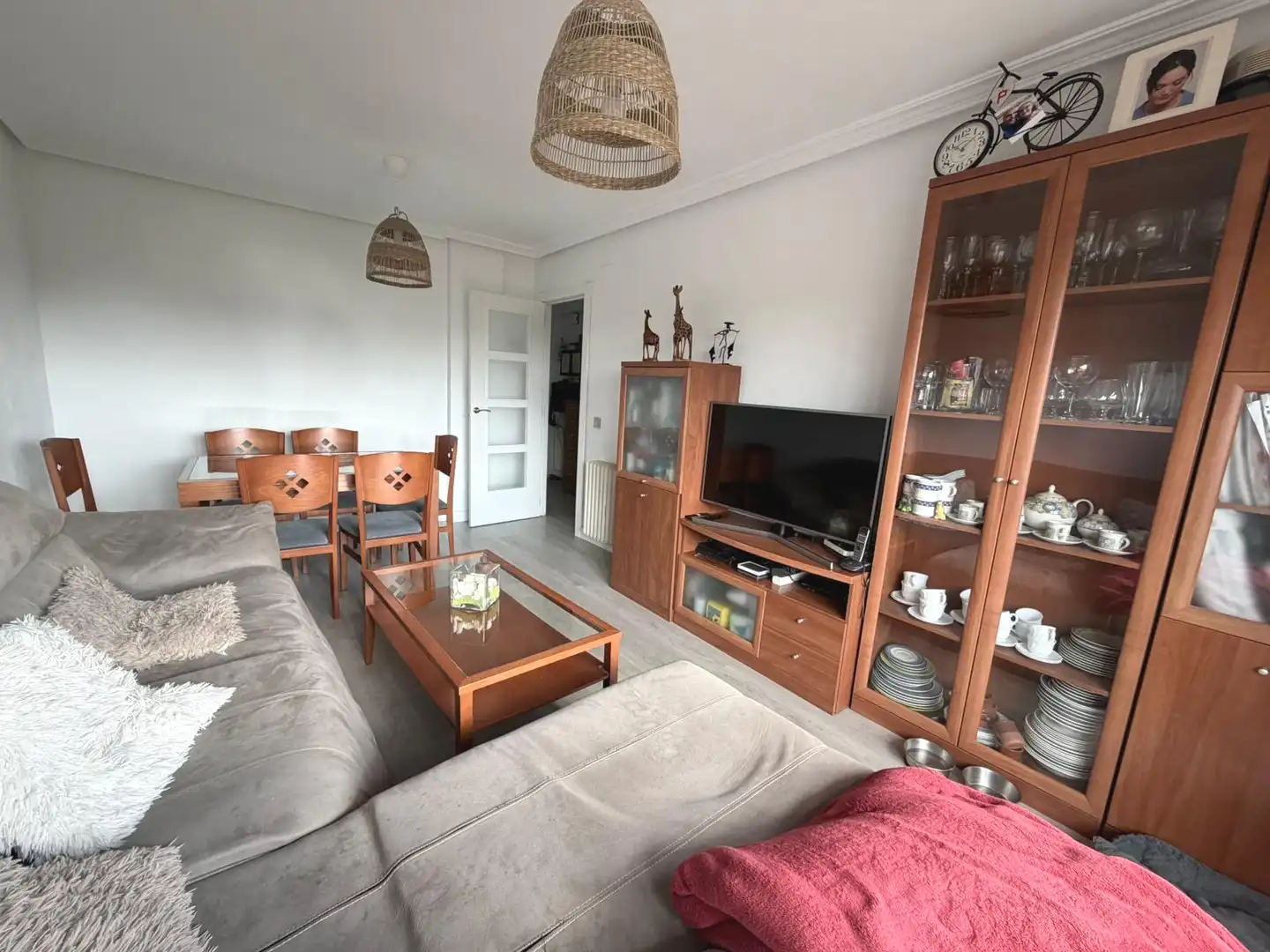Sala de estar de Piso en venta en Salamanca con Calefacción, Parquet y Balcón