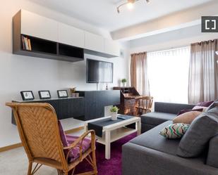 Living room of Flat to rent in  Barcelona Capital  with Air Conditioner, Heating and Furnished