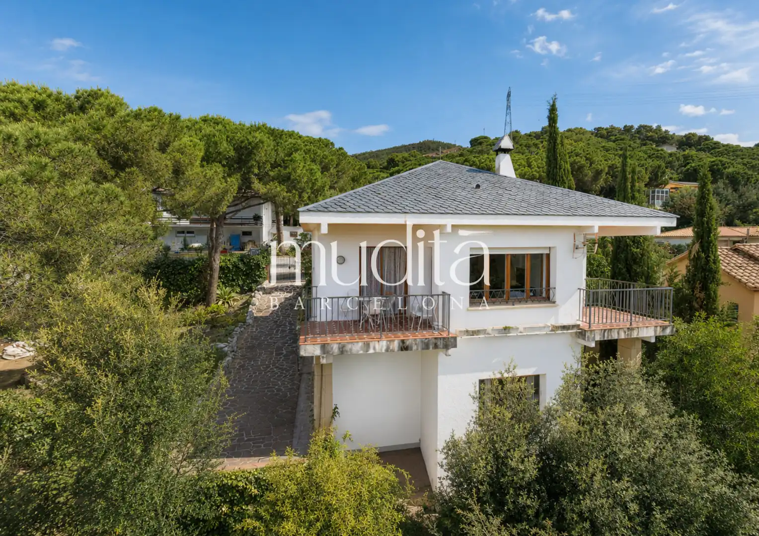 Exterior view of Houses for sale in L'Ametlla del Vallès  with Heating, Private garden and Terrace