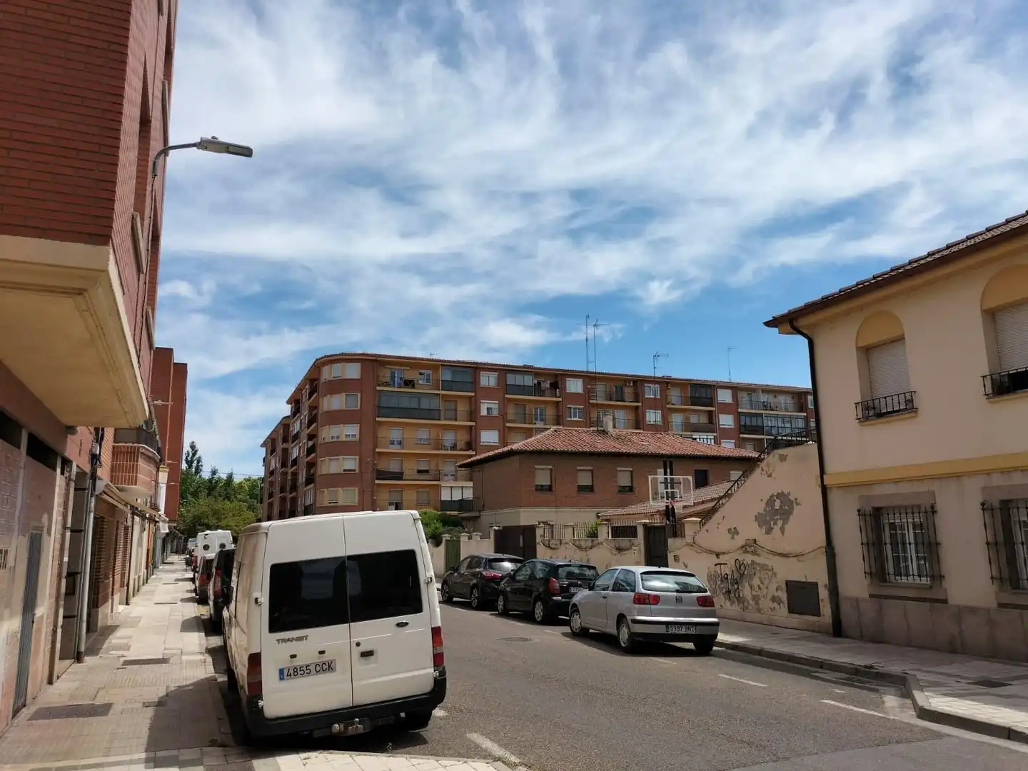 Exterior view of Flat for sale in Palencia  with Heating, Parquet flooring and Terrace