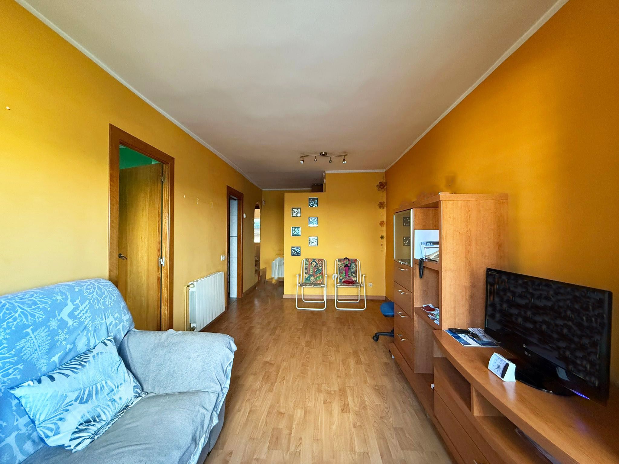 Living room of Flat for sale in  Barcelona Capital  with Heating