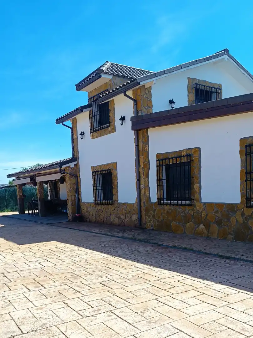 Exterior view of Houses for sale in Mejorada del Campo  with Heating, Private garden and Storage room