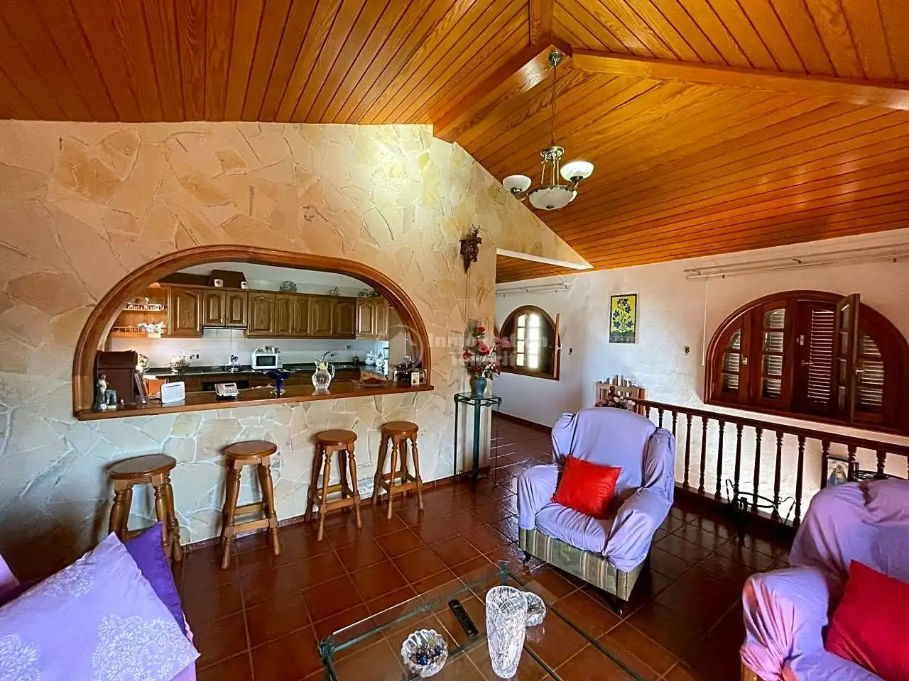 Sala de estar de Casa o chalet en venta en Arona con Jardín privado, Terraza y Piscina