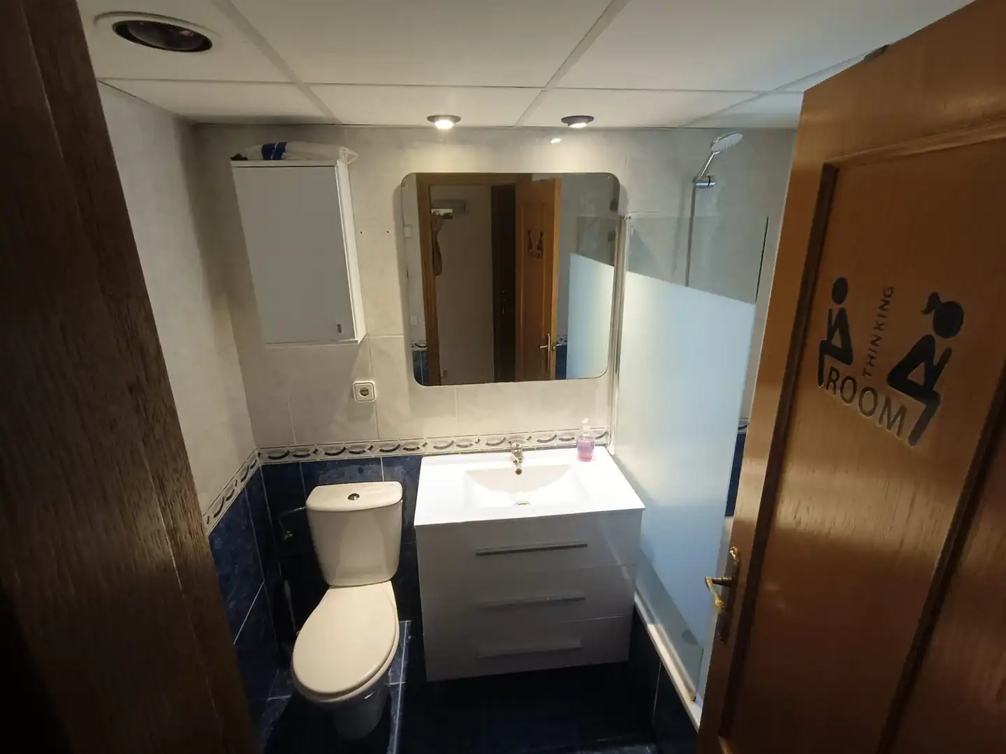 Badezimmer von Dachboden zum Verkauf in Valencia mit Klimaanlage, Terrasse und Möbliert