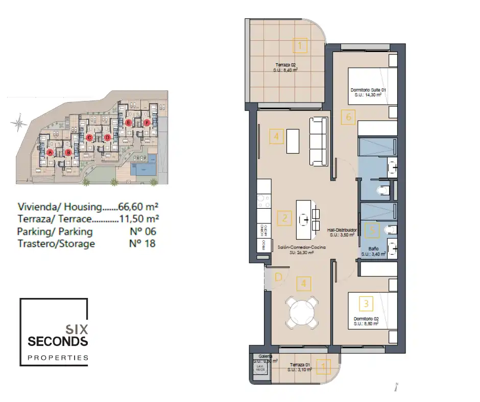 Apartamento en venta en Los Urrutias