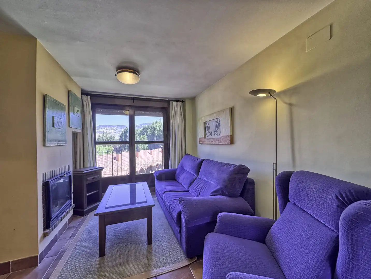 Sala de estar de Piso en venta en Alcalá de la Selva con Calefacción