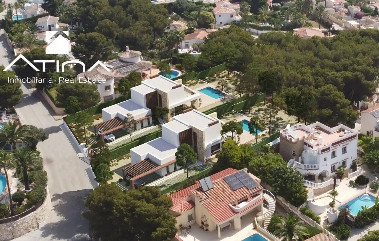 Exterior view of Houses for sale in Jávea / Xàbia  with Heating, Private garden and Terrace