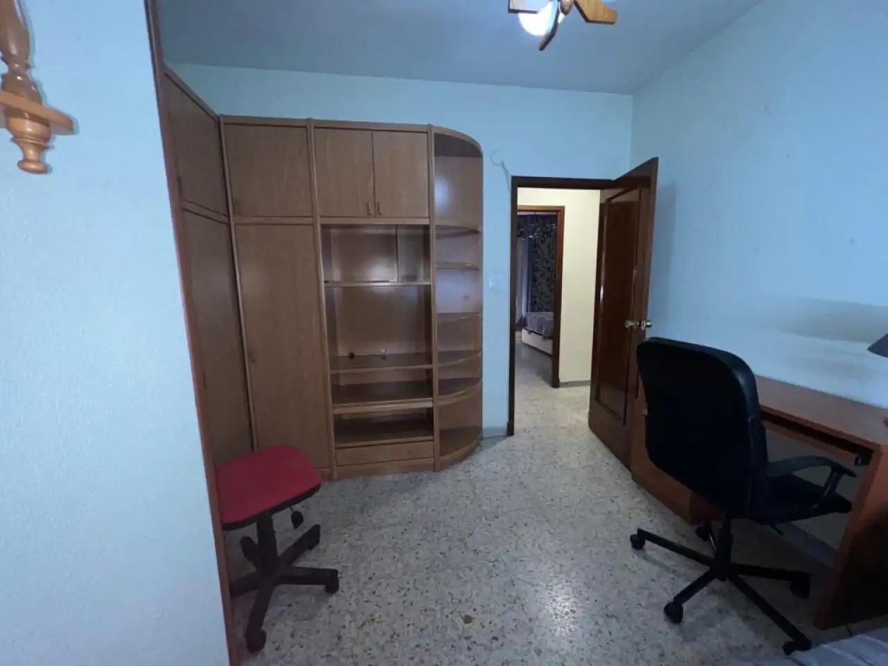 Bedroom of Flat for rent in Ourense Capital   with Heating, Parquet flooring and Furnished