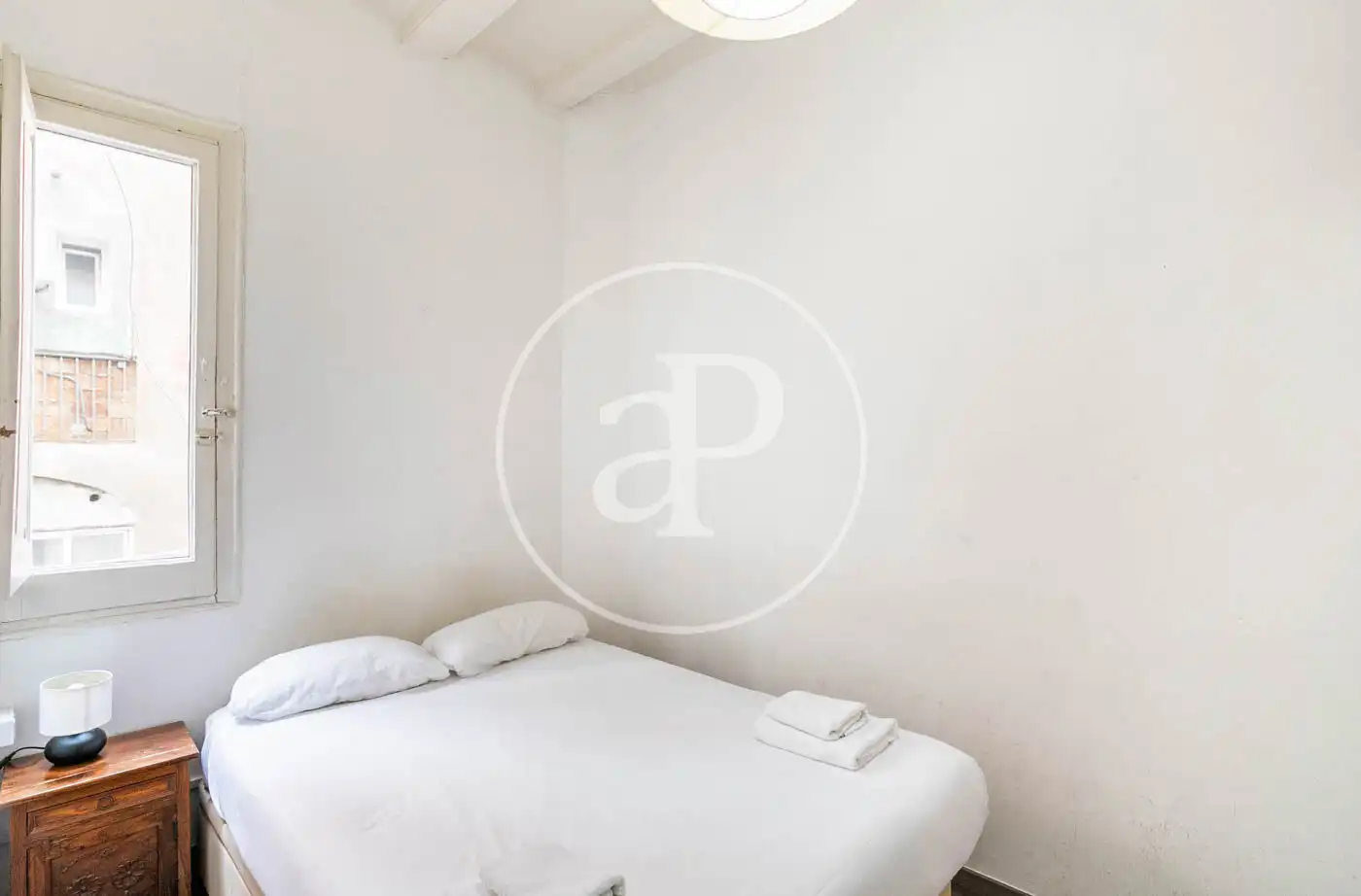 Schlafzimmer von Wohnung zum Verkauf in Barcelona mit Klimaanlage, Heizung und Möbliert