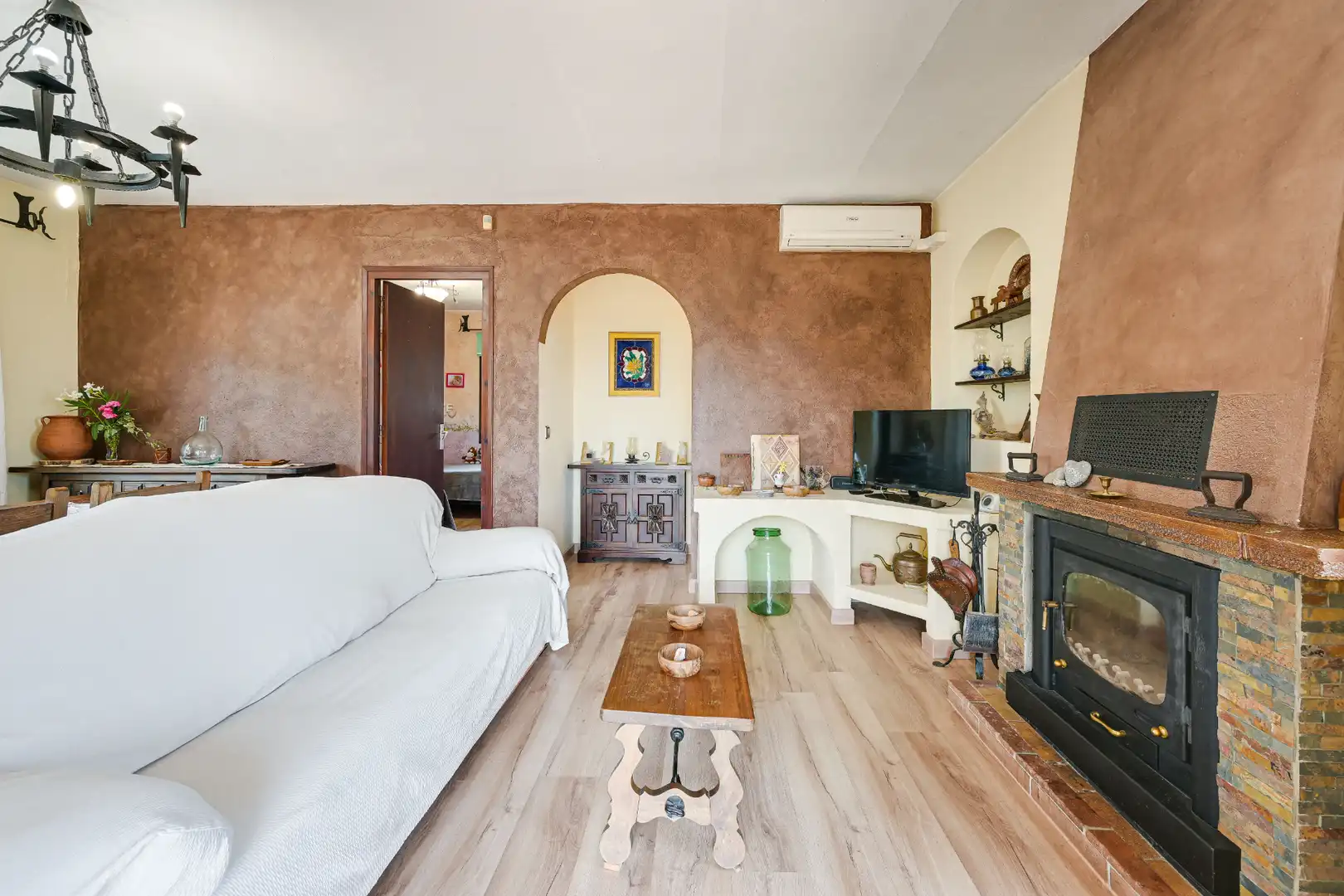 Sala d'estar de Casa o xalet en venda en Vall-llobrega amb Aire condicionat, Calefacció i Jardí privat