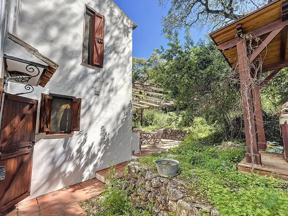 Vista exterior de Finca rústica en venta en Comares con Aire acondicionado, Jardín privado y Terraza