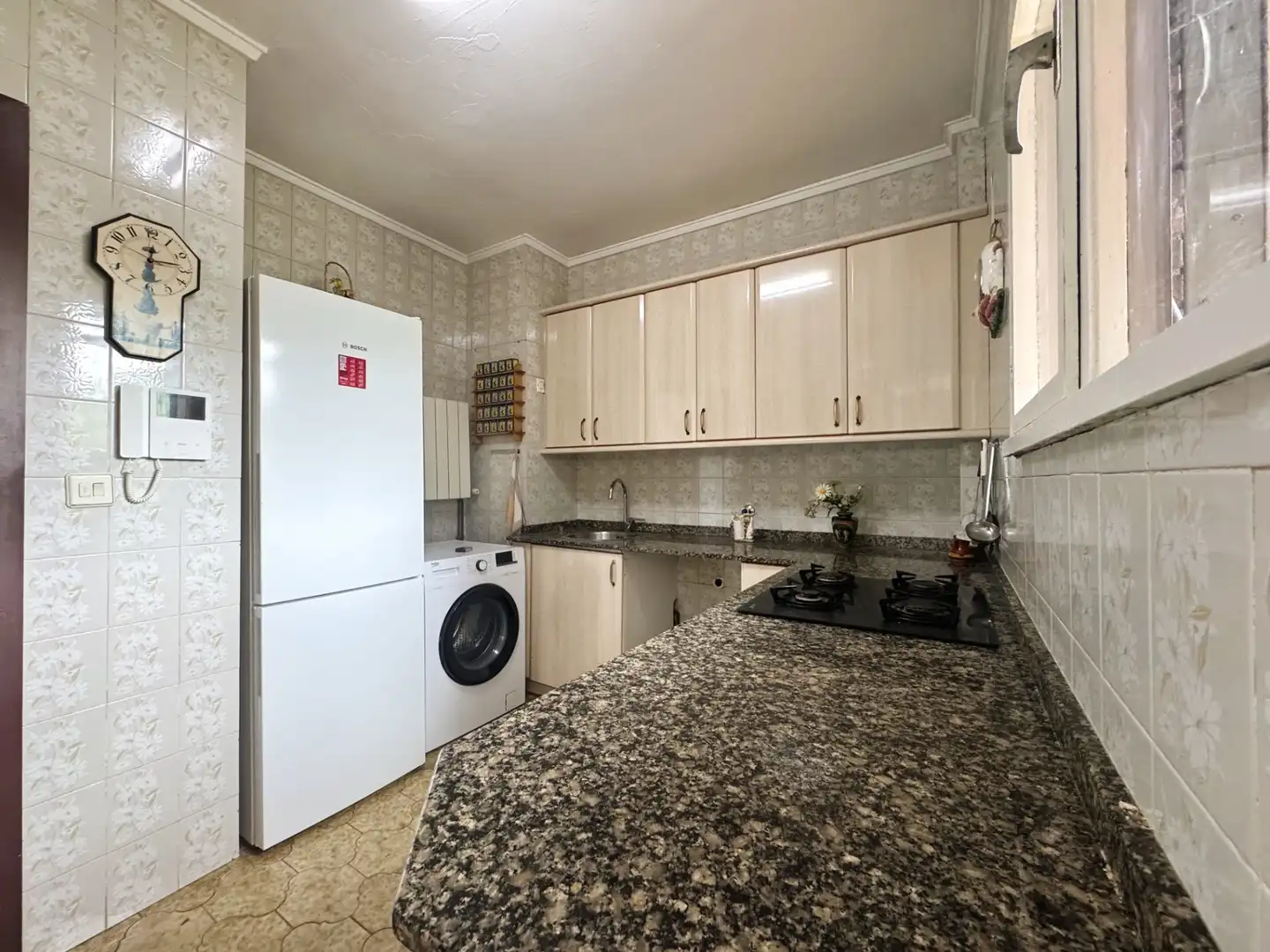 Cocina de Piso en venta en Getxo  con Calefacción, Parquet y Terraza