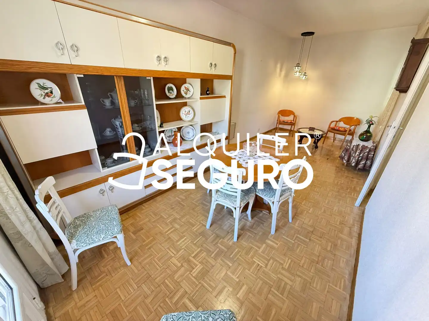 Esszimmer von Wohnung zur Miete in Madrid mit Heizung und Möbliert