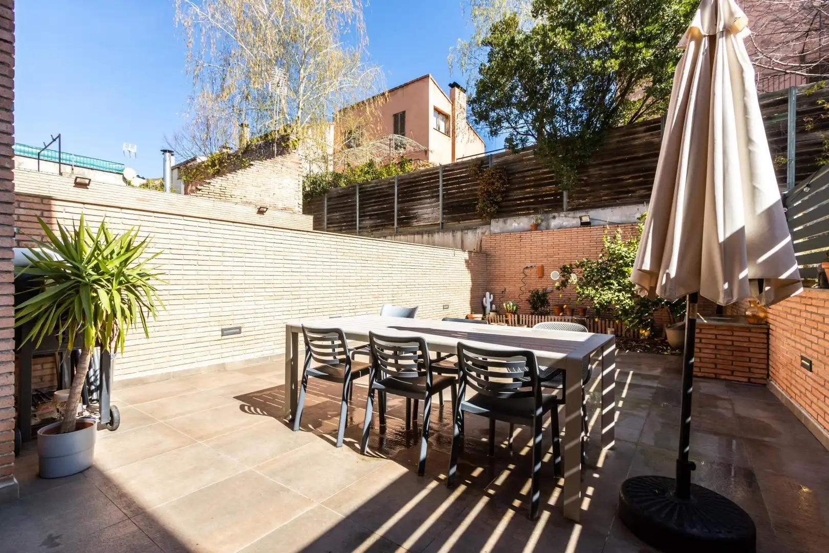 Terrace of Flat for sale in Sant Llorenç Savall  with Heating, Private garden and Parquet flooring