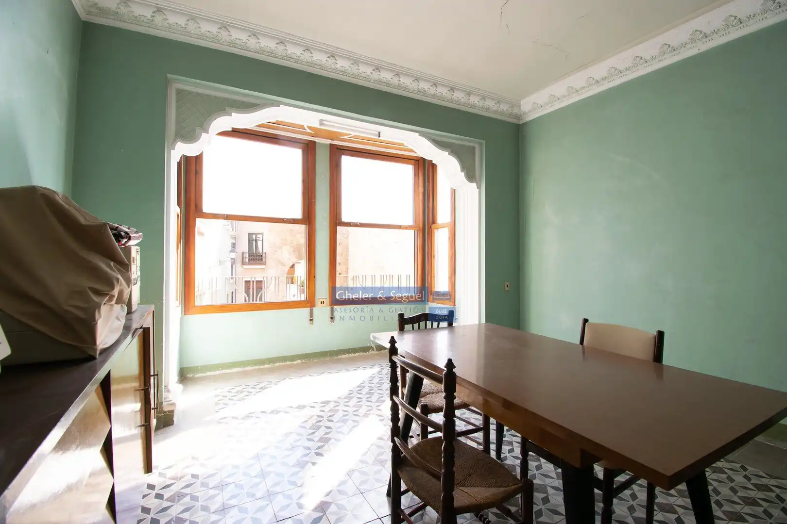 Esszimmer von Dachboden zum Verkauf in Segorbe mit Terrasse