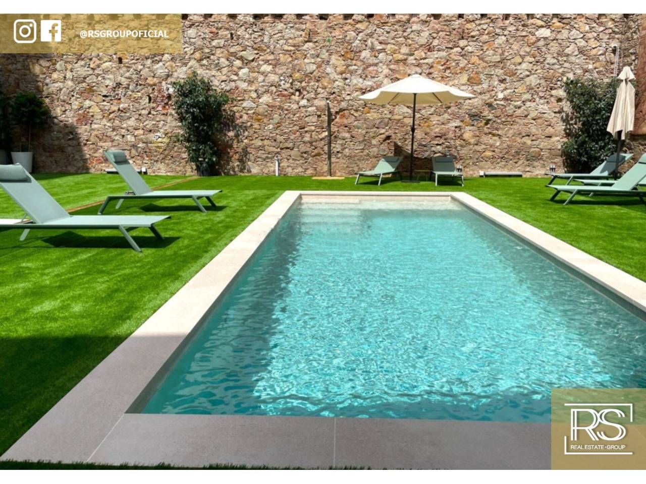 Piscina de Pis de lloguer en  Barcelona Capital amb Aire condicionat, Calefacció i Terrassa