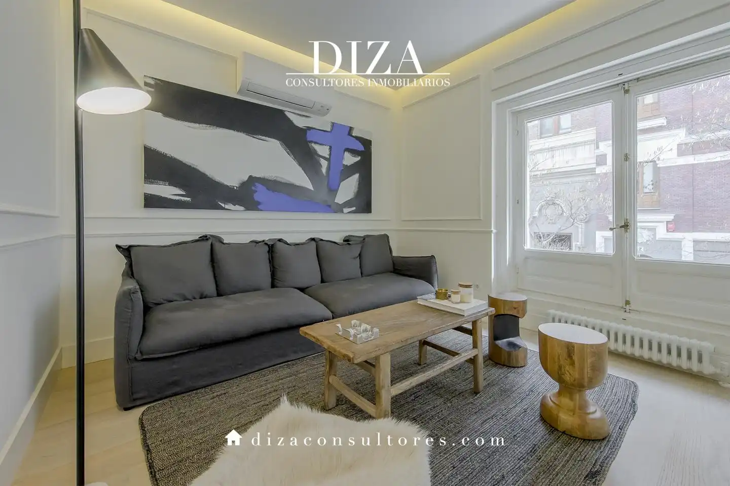 Living room of Apartments for sale in Madrid  with Air Conditioner and Heating